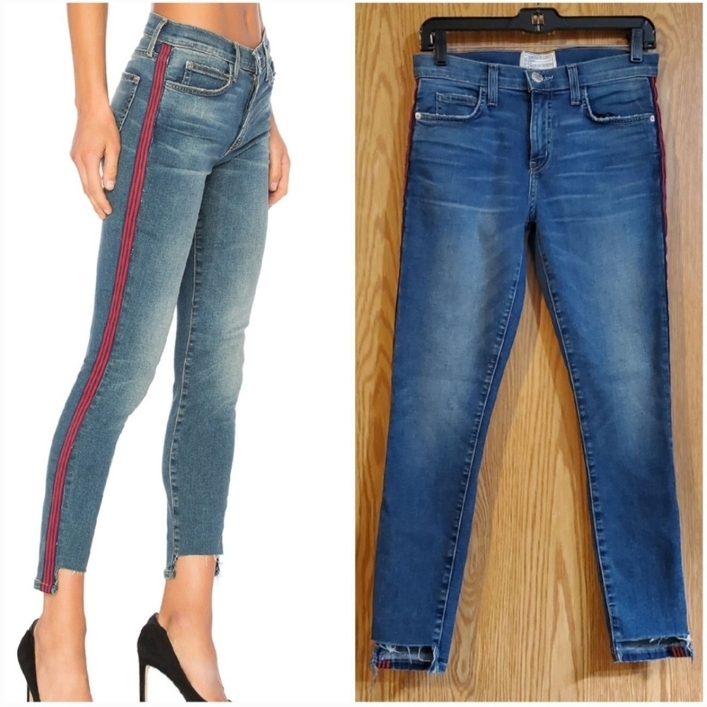 Current Elliott The High Waist Stilletto In Powell USA Stretch Cotton Size 26